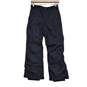 Columbia Bugaboo Snow Pants Black Boys 14/16 Omni Tech Waterproof Ski Snowboard